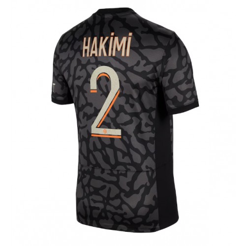 Dres Paris Saint-Germain Achraf Hakimi #2 Rezervni 2023-24 Kratak Rukav